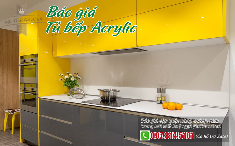 bao gia tu bep acrylic